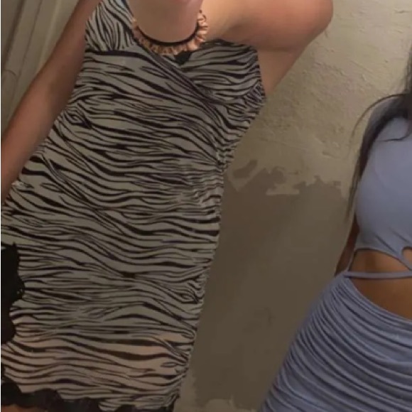 Slip dress zebra print - Picture 4 of 4